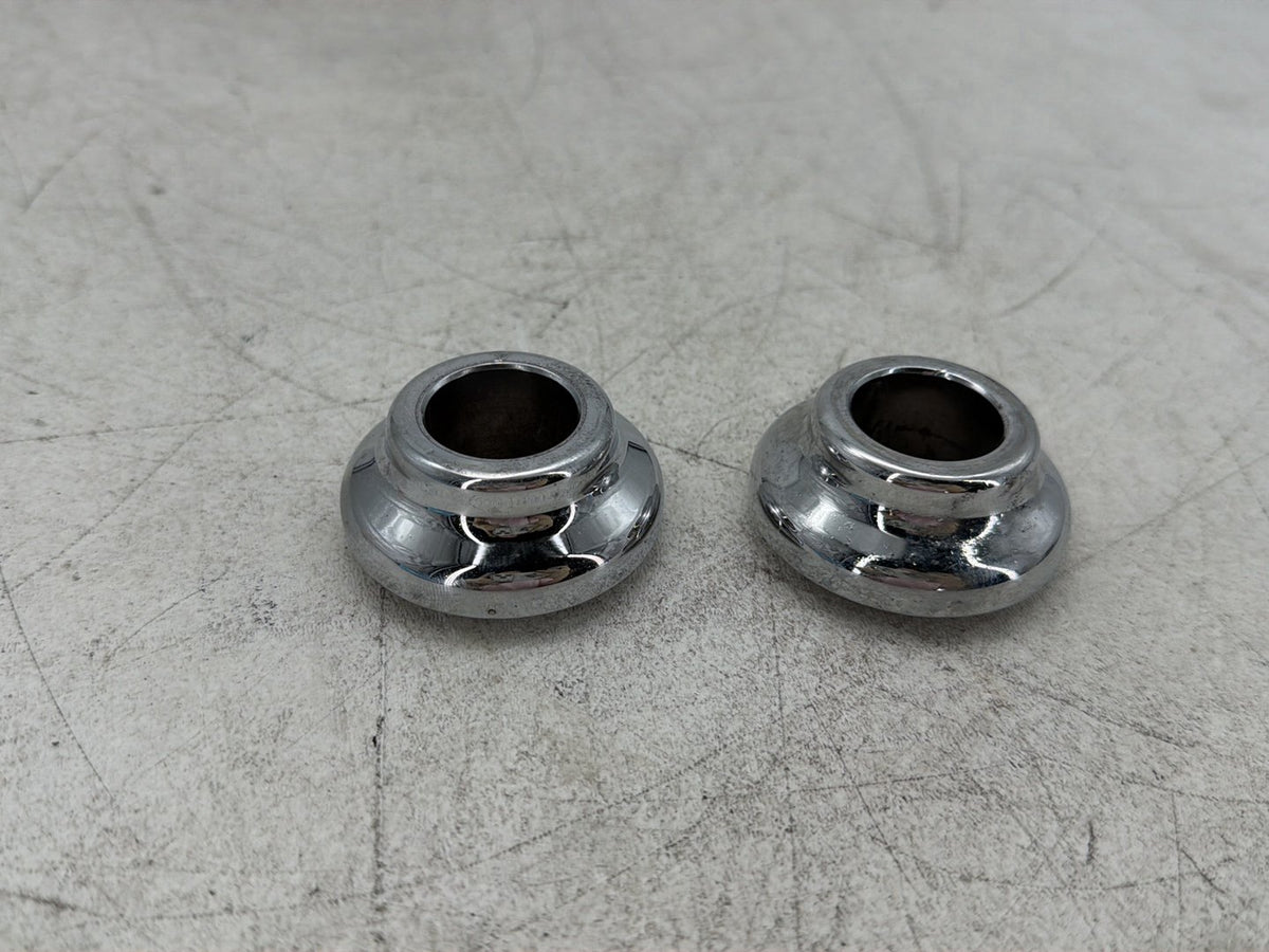 2009 Harley Road Glide Touring FLTR OEM Front Wheel Axle Nut Covers Caps