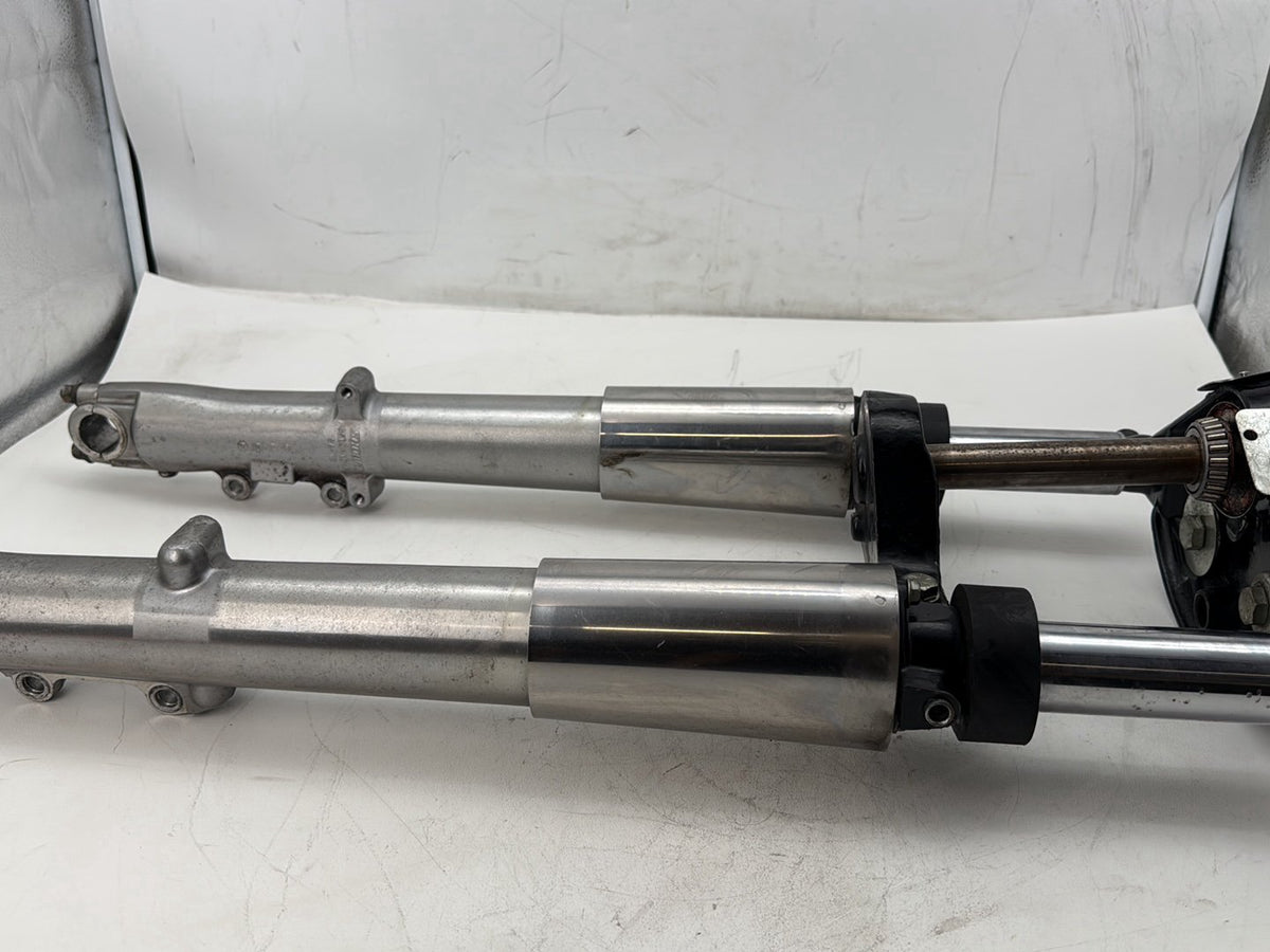 2007 Harley FLHTP Electra Glide Police Front Triple Tree Set & Fork Legs