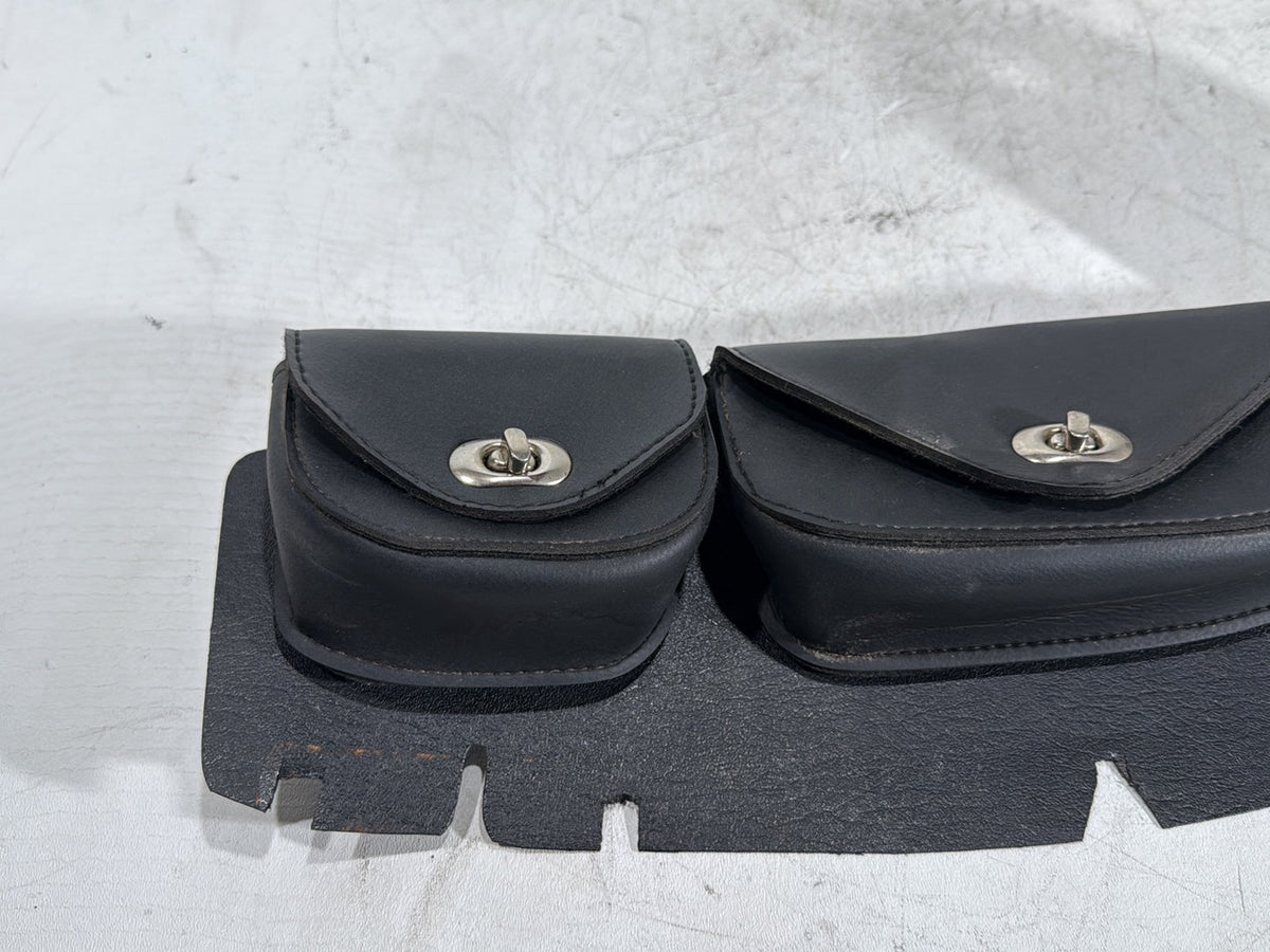 1990 Harley Electra Glide Touring OEM Front Onboard Tool Bag Leather Storage