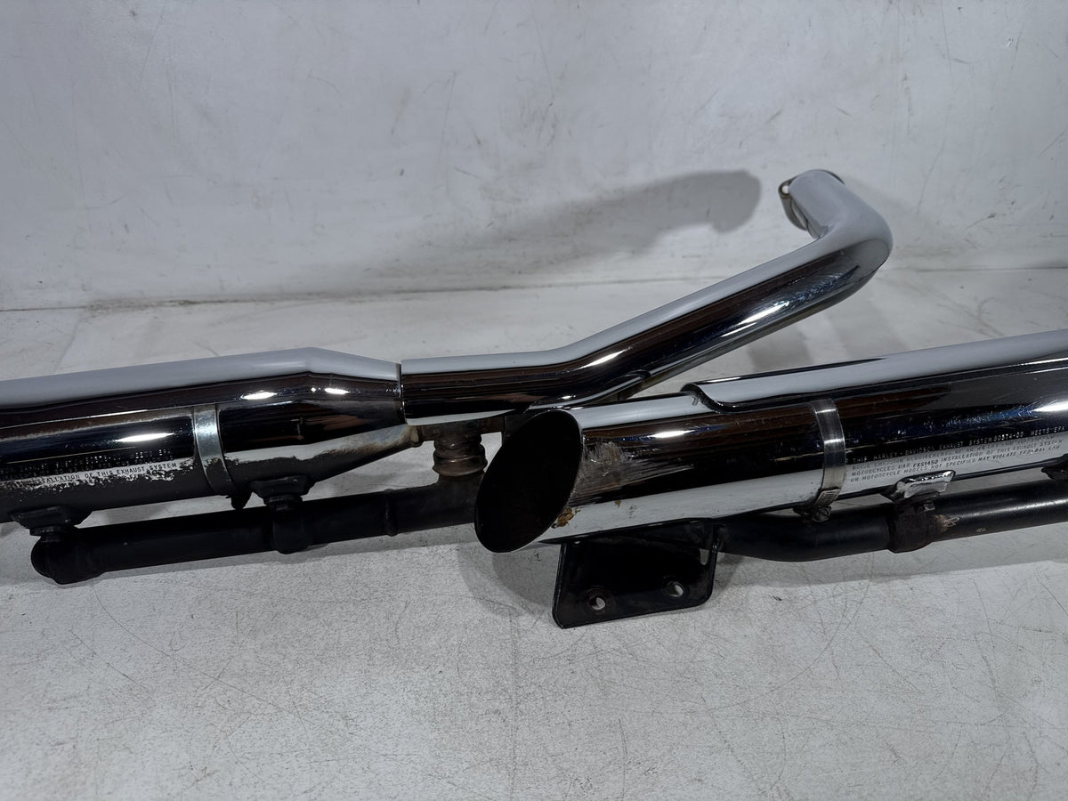2001 Harley Heritage Softail Classic FLSTC OEM Exhaust Header Pipes Muffler