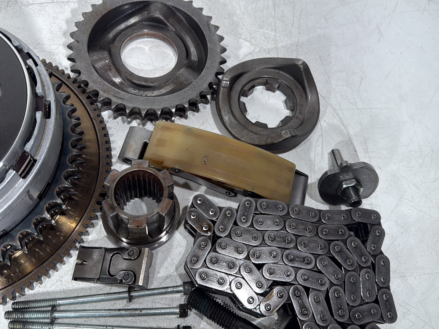 2008 Harley Touring FLHT Electra Glide OEM Clutch Basket Chain Tensioner Kit