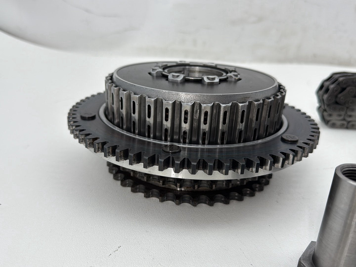 1991 Harley Heritage Softail Classic FLSTC OEM Clutch Basket Chain Tensioner Kit