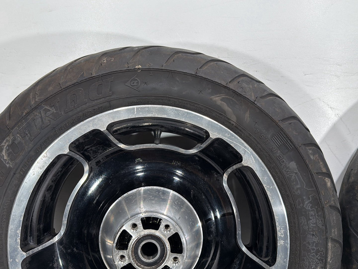 13 Harley Street Glide Touring OEM Front & Rear Wheel Rim Tire AIRSTRIKE 16" 18"
