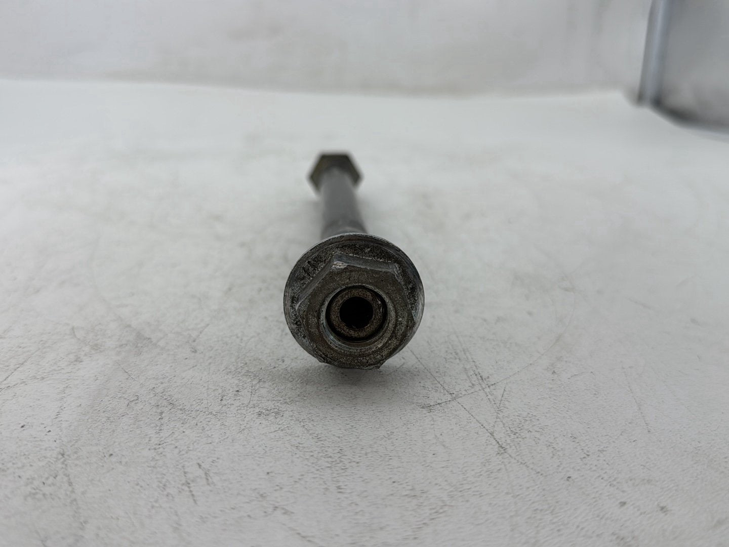 2006 Harley Dyna FXDWGI Wide Glide OEM Rear Fork Swingarm Pivot Bolt Shaft
