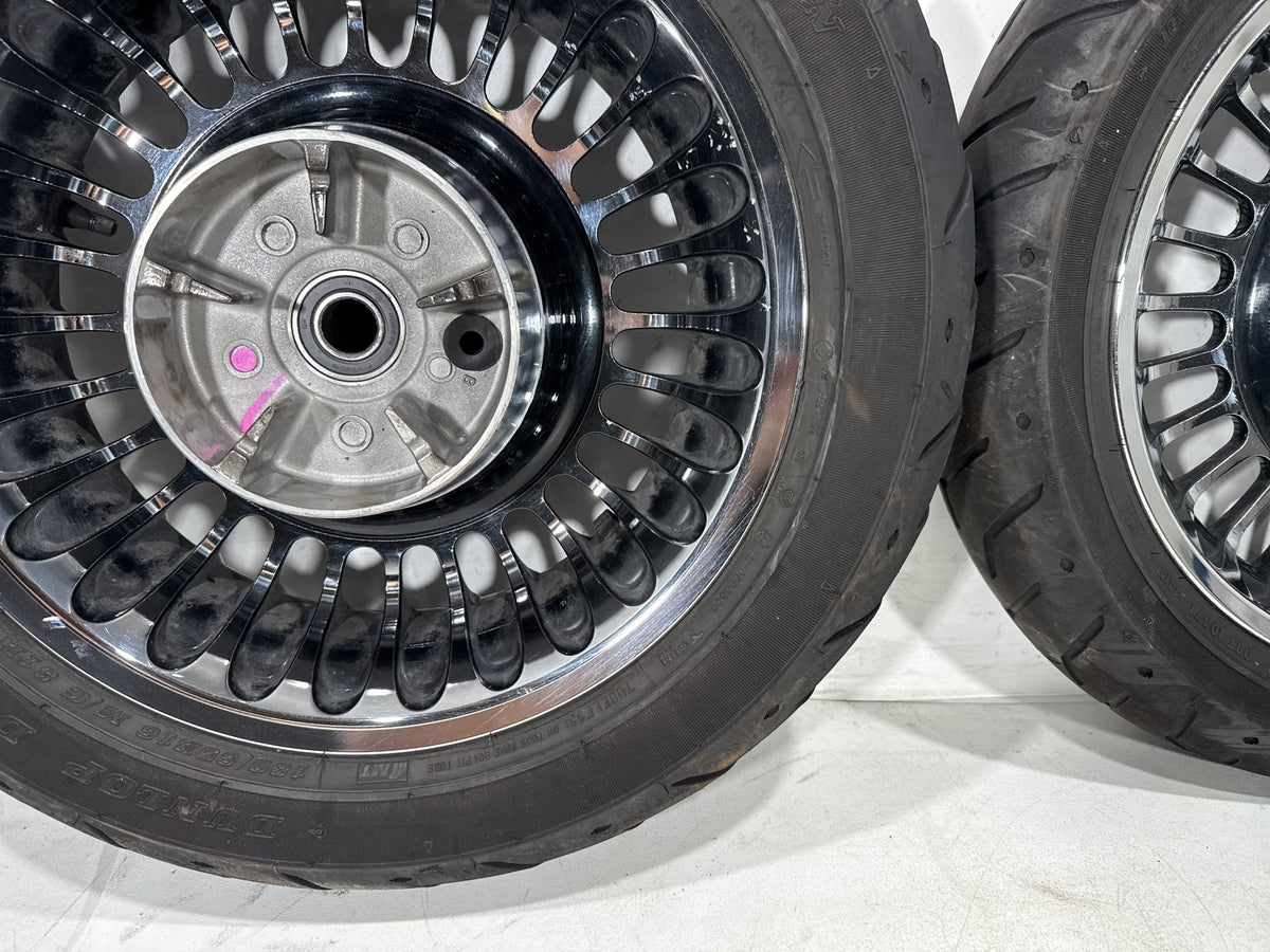 2011 Harley Electra Glide Touring Ultra OEM Front & Rear Wheel Rim Tire 16" 17"