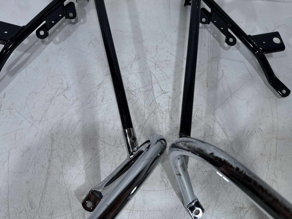 12 Harley Electra Glide Touring OEM Rear Left Right Saddlebag Guard Rails Bar