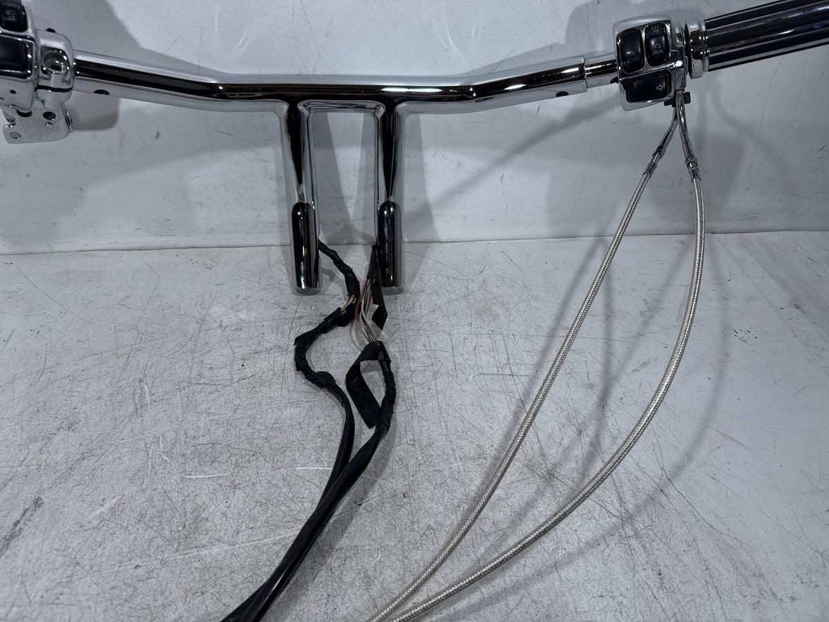 2002 Harley Dyna Wide Glide FXDWG OEM Handlebars Left Right Switches Controls