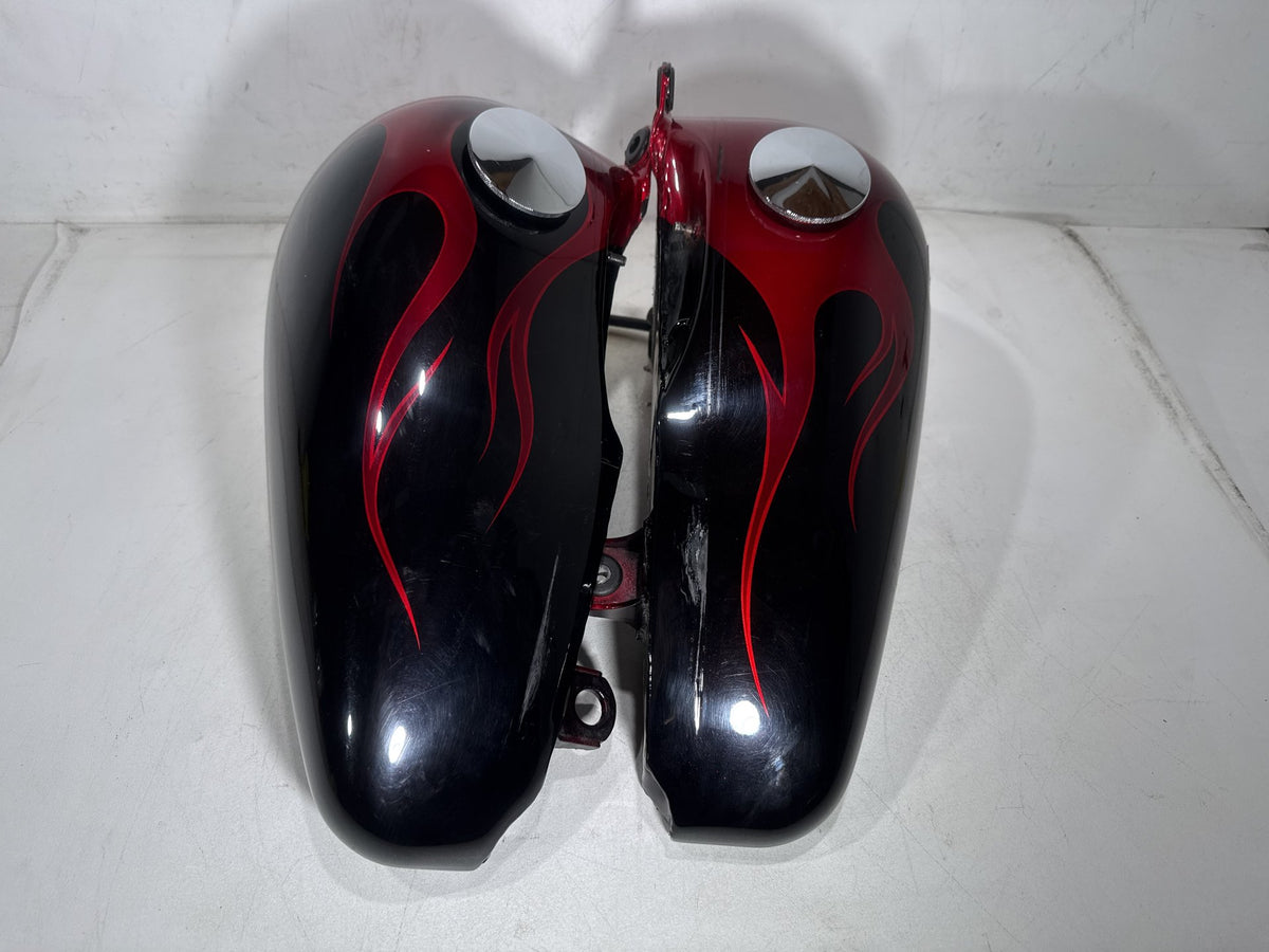 1994 Harley Softail Custom FXSTC OEM Left Right Fuel Gas Tank Gasoline Reservoir