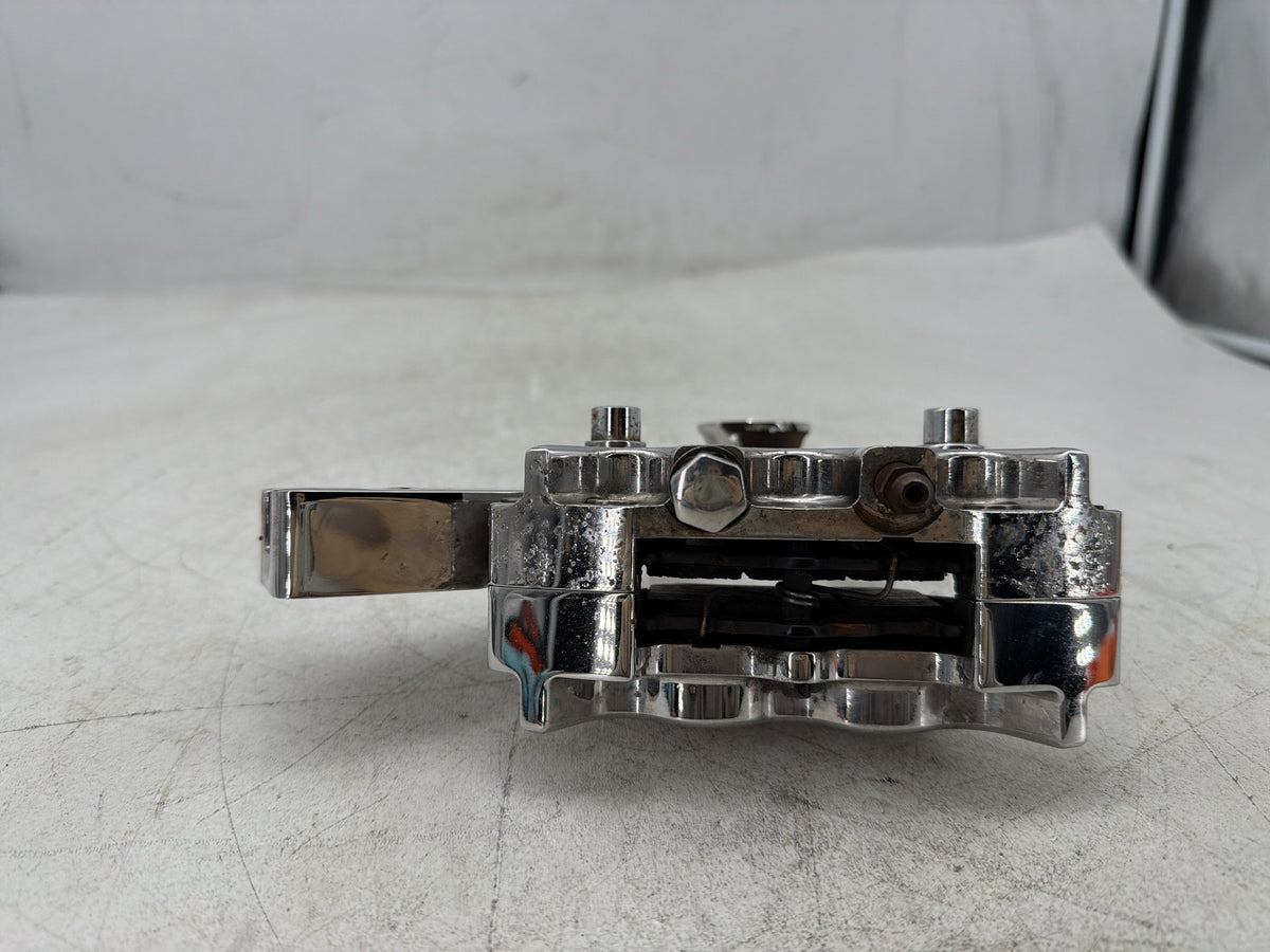 2002 Harley Dyna Wide Glide Rear Back Brake Caliper Bracket performance Peeling
