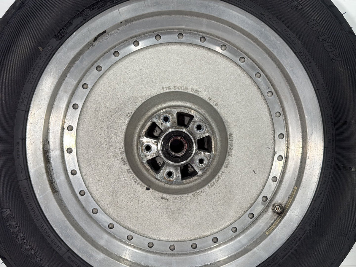 1997 Harley Softail Fat Boy FLSTF OEM Rear Wheel Rim Tire MT90B16 74H, 16"