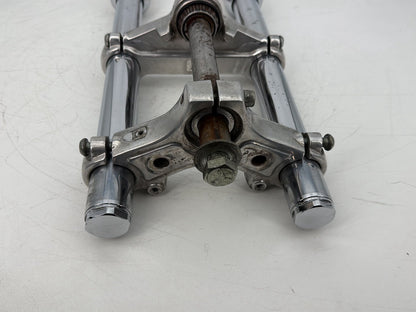 2005 Harley Sportster XL883C 883 Custom OEM Front Triple Tree Set & LH RH Fork Legs Sliders