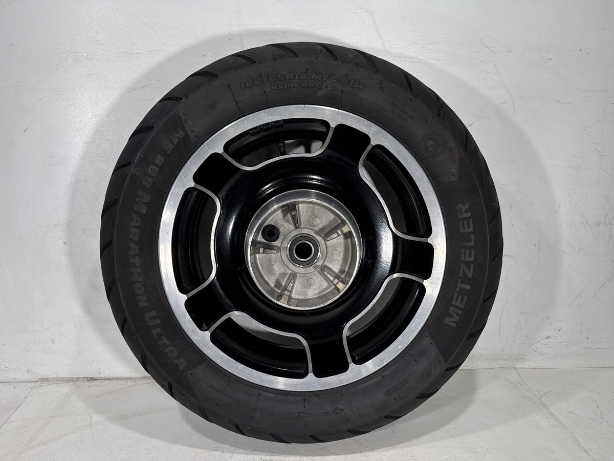 2011 Harley Electra Glide Touring Police OEM Rear Wheel Rim Tire AIRSTRIKE 16"