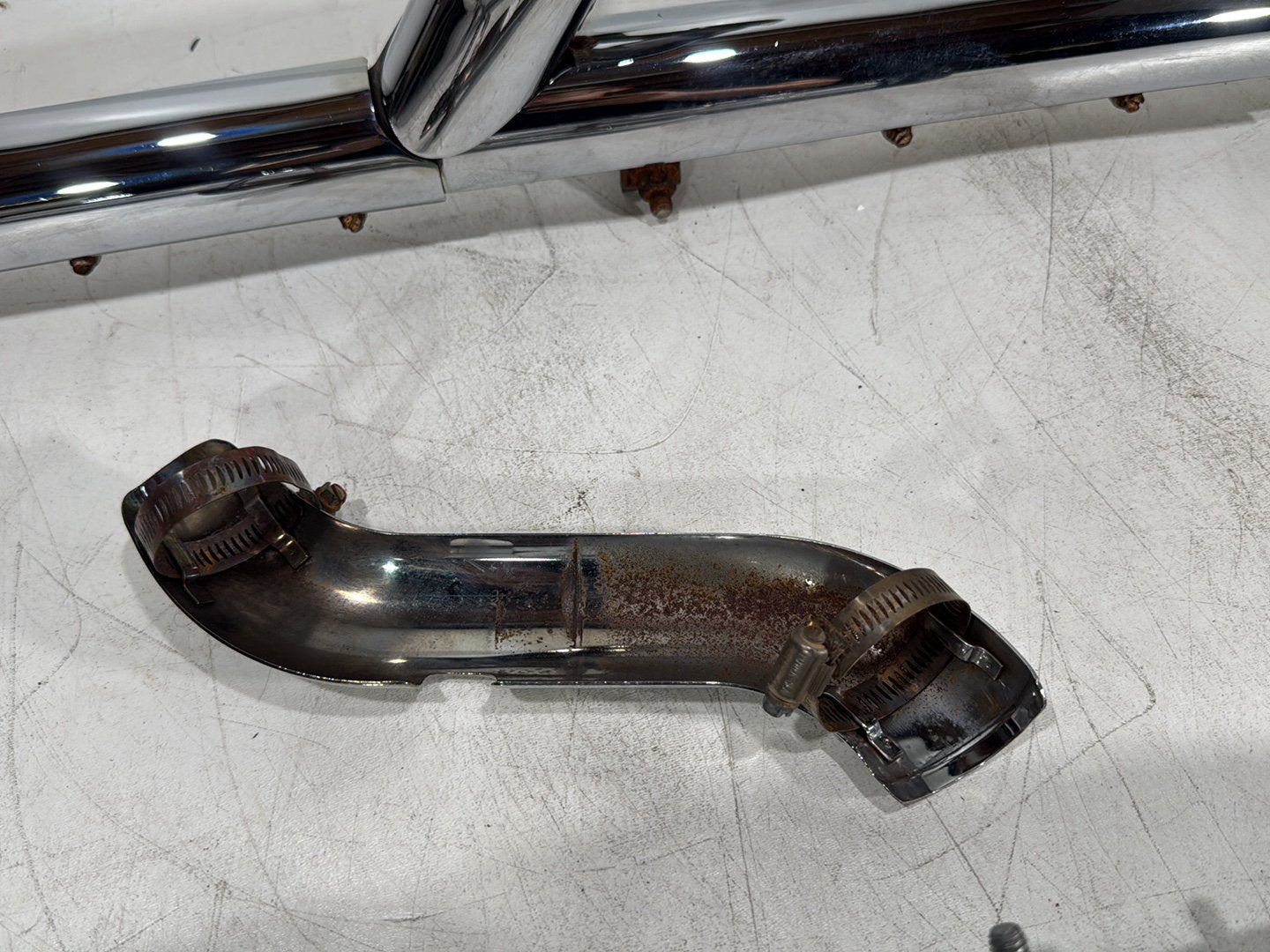 2007 Harley Electra Glide Touring Ultra FLHTCUI Exhaust Header Pipes Muffler