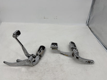 1999 - 2006 Harley-Davidson Dyna Super Glide Left Right Foot Brake Control Pegs 50649-90