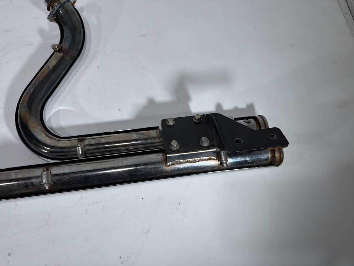 2001 Harley Softail Deuce FXSTD OEM Exhaust Header Pipes Vance & Hines