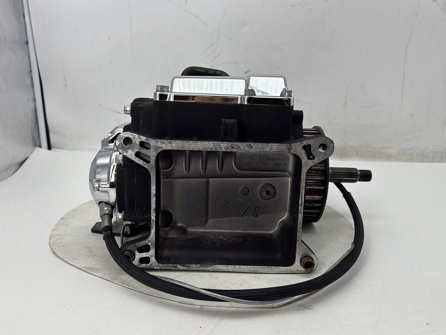 2008 Harley Softail Deluxe FLSTN OEM 6 Speed Transmission Gearbox 37K