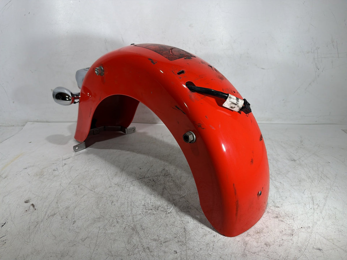 2004 Harley Electra Glide CVO Screamin OEM Rear Wheel Fender & Turn Signals Bar