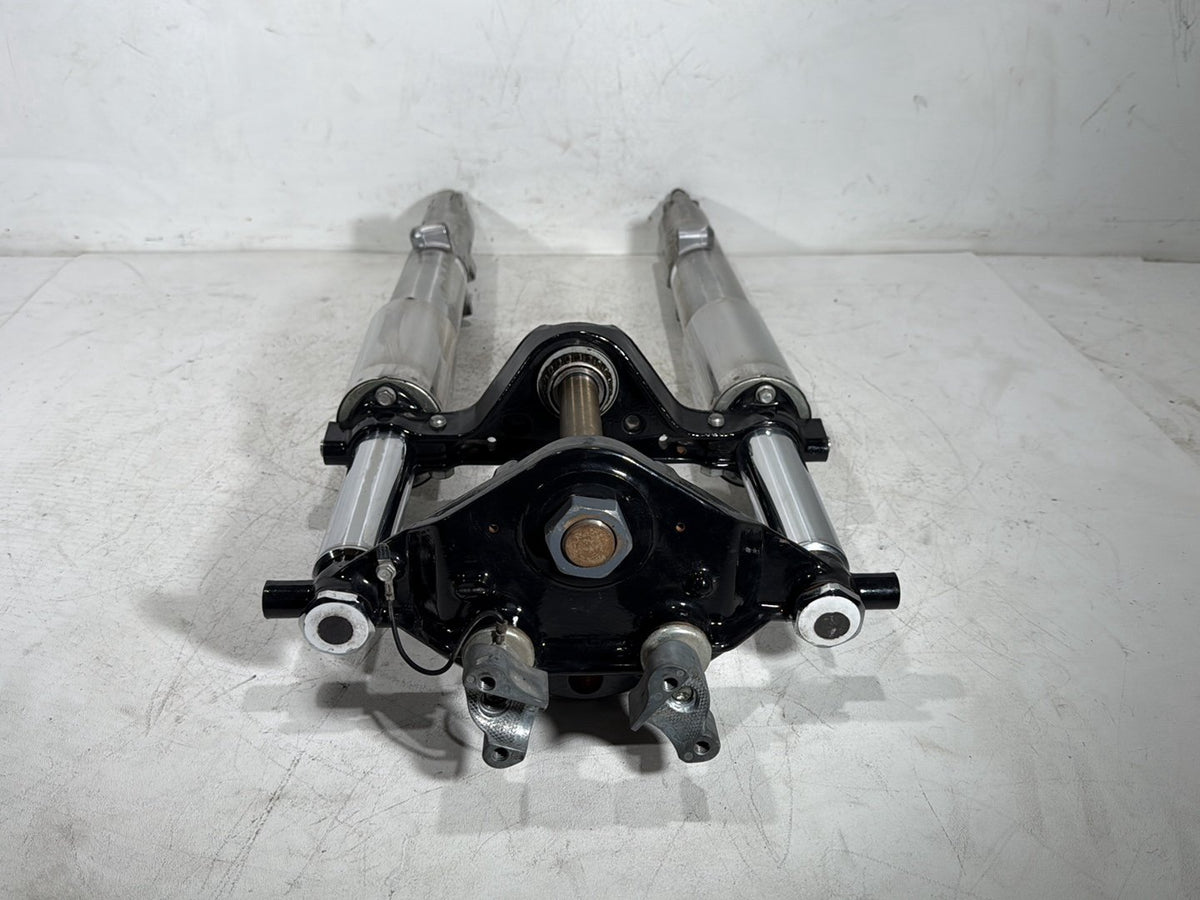 2011 Harley Street Glide Touring FLHX OEM Front Triple Tree Set & LH RH Fork Legs Sliders
