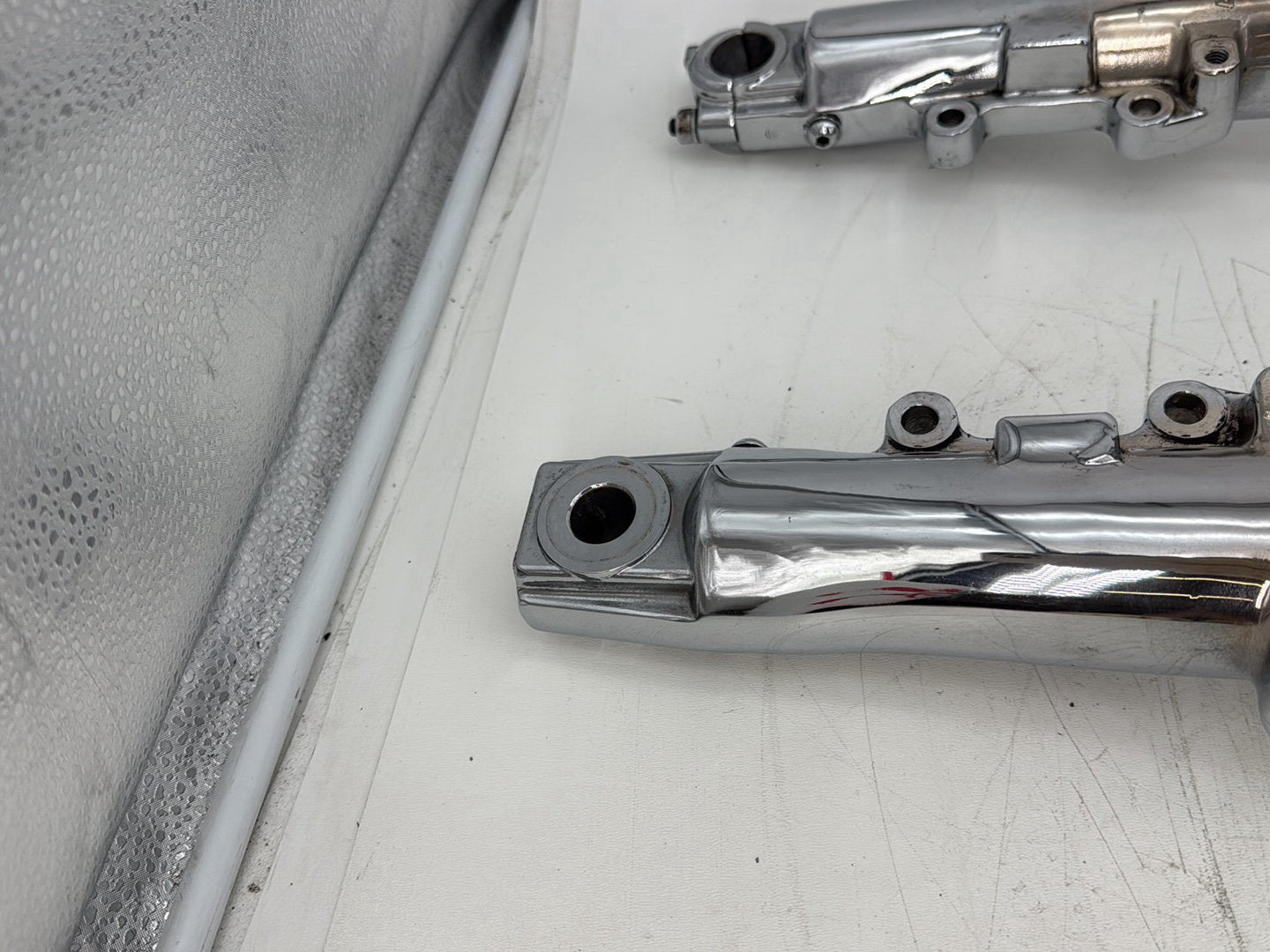 00 Harley Touring Electra Ultra Front Triple Tree Set &amp; LH RH Fork Legs Sliders