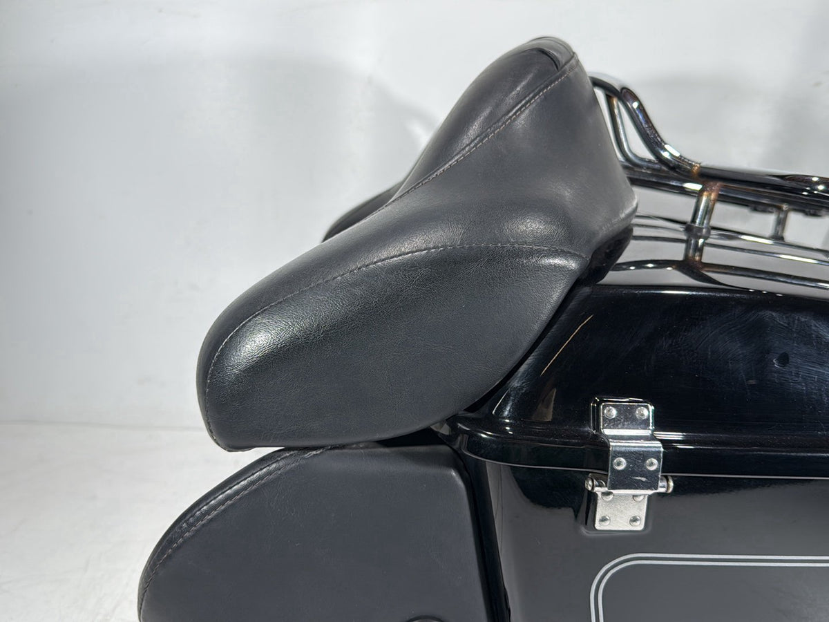 2008 Harley Touring Electra Glide Ultra OEM Pass Backrest Tour Pak Luggage NOKey