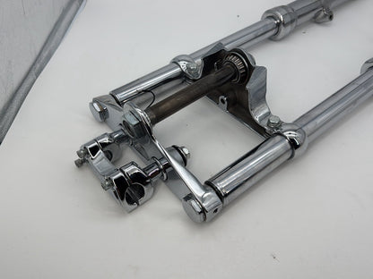 1999 - 2006 Harley-Davidson Dyna Wide Glide Front Triple Tree Set & LH RH Fork Legs Sliders 45679-92 , 45874-91