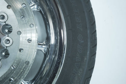 2007 - 2011 Harley-Davidson Touring CVO Electra Screamin Eagle Front & Rear Wheel Rim Tire 43539-04
