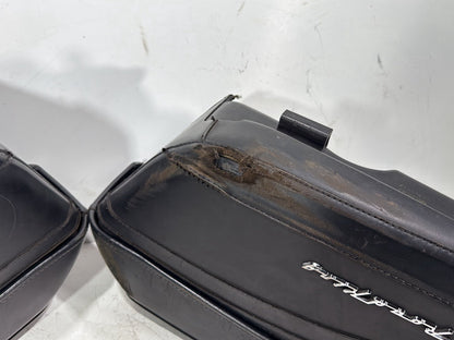 2004 Harley Road King Touring Custom FLHRSI OEM Rear Left Right Saddlebags Luggage Leather