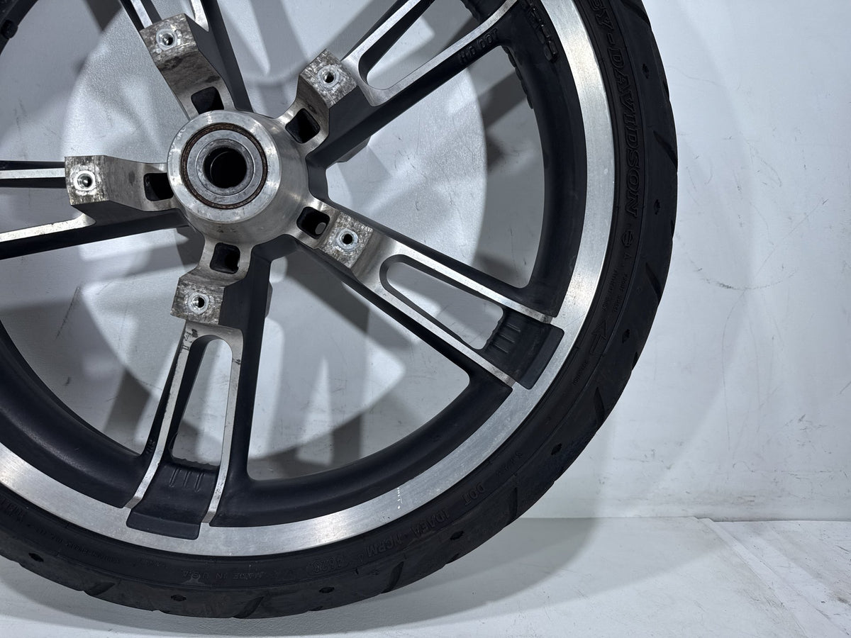 2013 Harley Street Glide Touring FLHX OEM Front Wheel Rim Tire 130/60B19