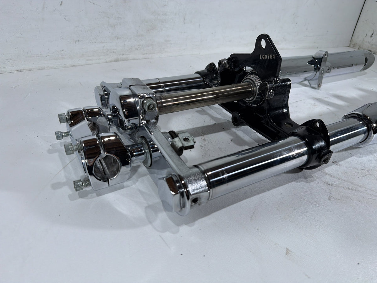 1997 Harley Heritage Softail OEM Front Triple Tree Set & LH RH Fork Legs Sliders