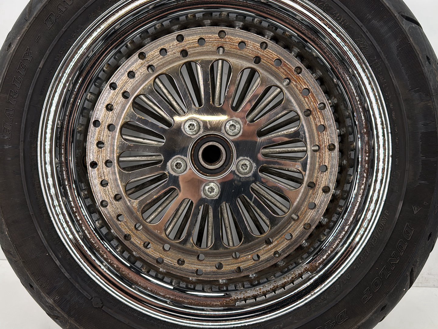 2013 Harley Street Glide Touring FLHX OEM Rear Wheel Rim Tire Spoked