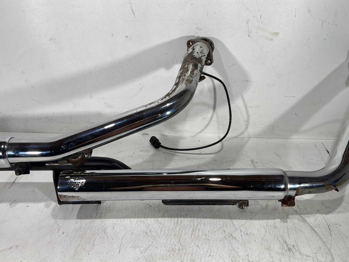 2013 Harley Heritage Softail Classic FLSTC OEM Exhaust Header Pipes Muffler Vance & Hines