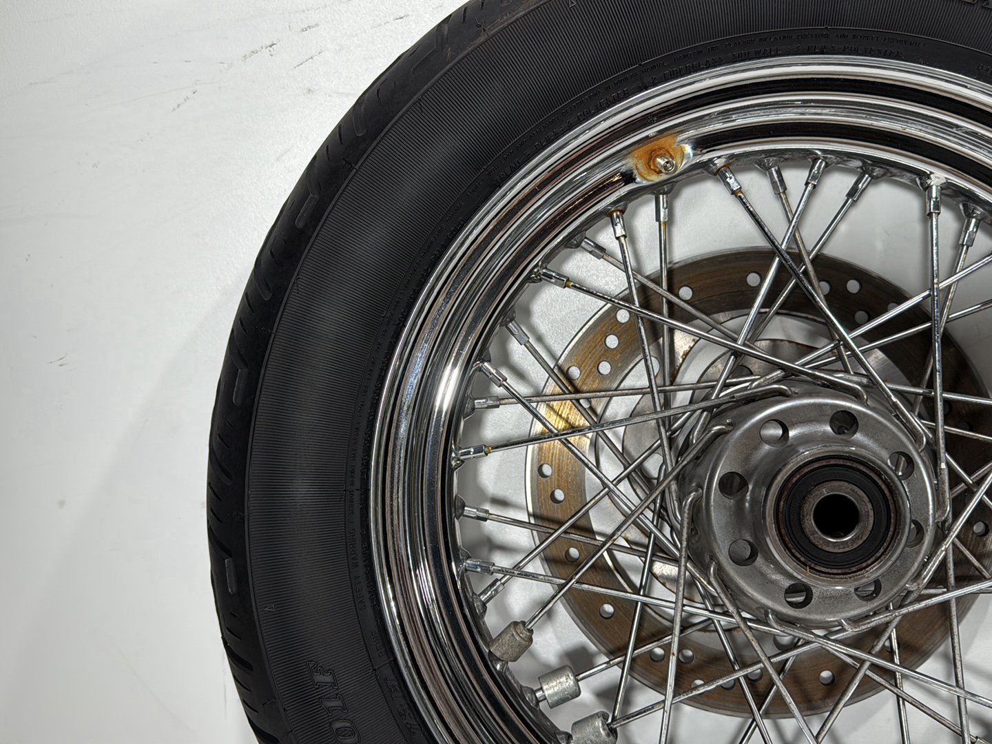 2005 Harley Heritage Softail Front Rear Wheel Rim Tire 130/90B16 150/80B16 16"