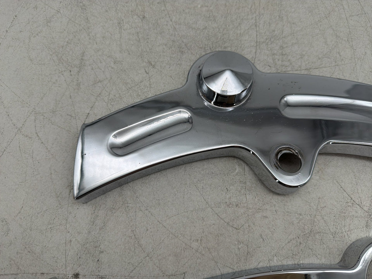 2001 Harley Fat Boy Softail FLSTFI Boomerang Frame Covers Trim Panel Kuryakyn