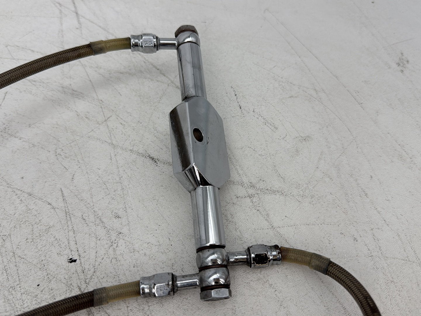 1995 Harley Road King Touring FLHR OEM Front Brake Hose Line Pipe