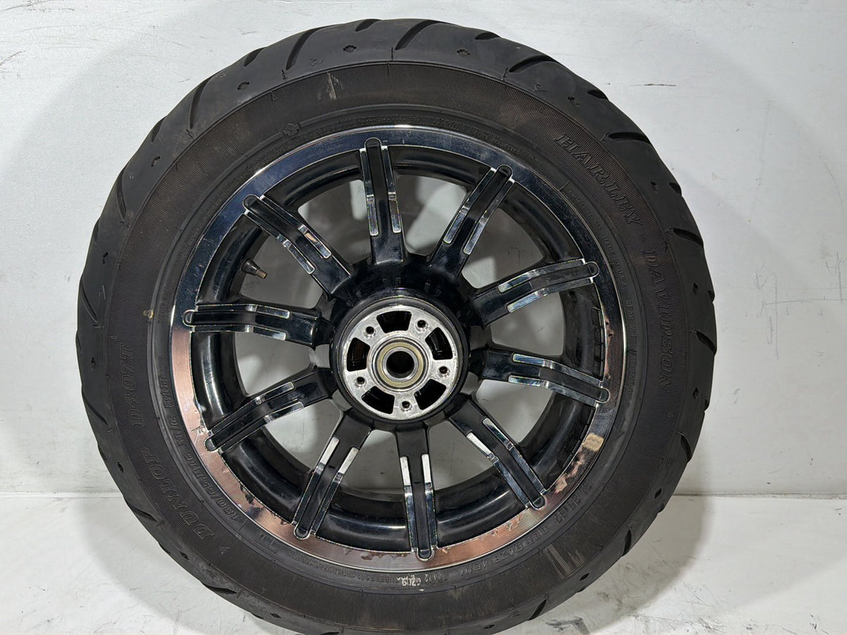 2014 Harley Electra Glide Touring Ultra OEM Rear Wheel Rim Tire 180/65B16 16"