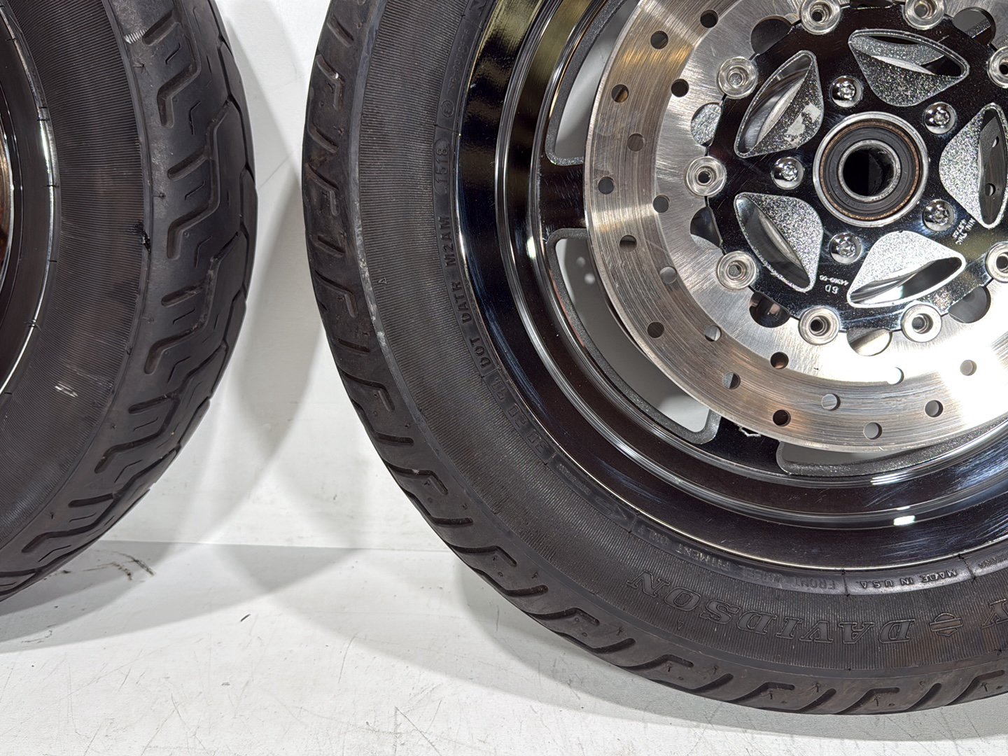 2007 Harley Electra Glide Touring FLHTCUI OEM Front & Rear Wheel Rim Tire 16"