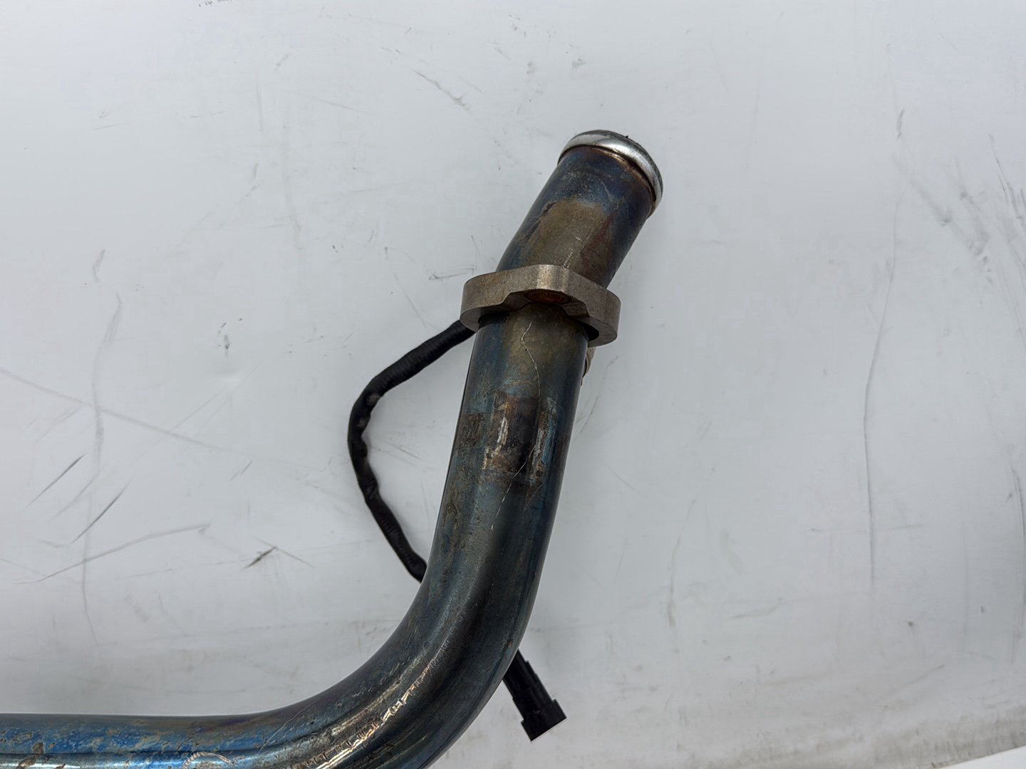 2008 Harley Softail Deluxe FLSTN OEM Exhaust Header Pipes Muffler