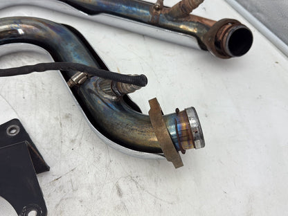 2006 Harley Dyna Super Glide Custom FXDCI OEM Exhaust Header Pipes Vance & Hines