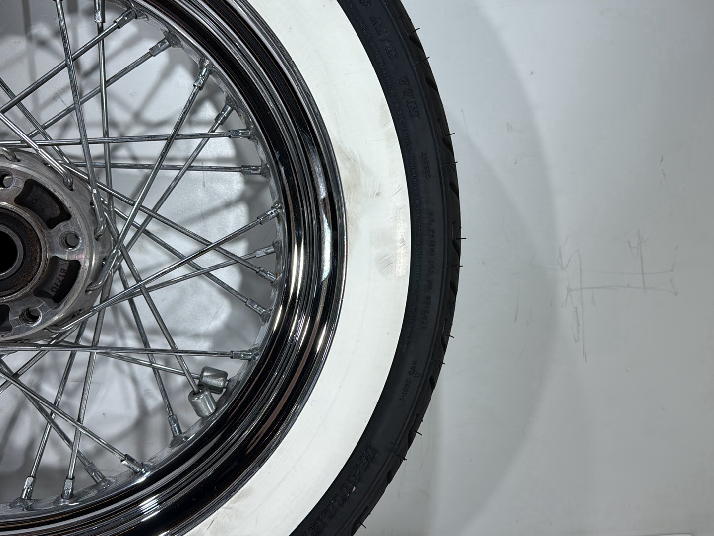 2008 Harley Softail Deluxe FLSTN OEM Front Rear Wheel Rim Tire Spoked
