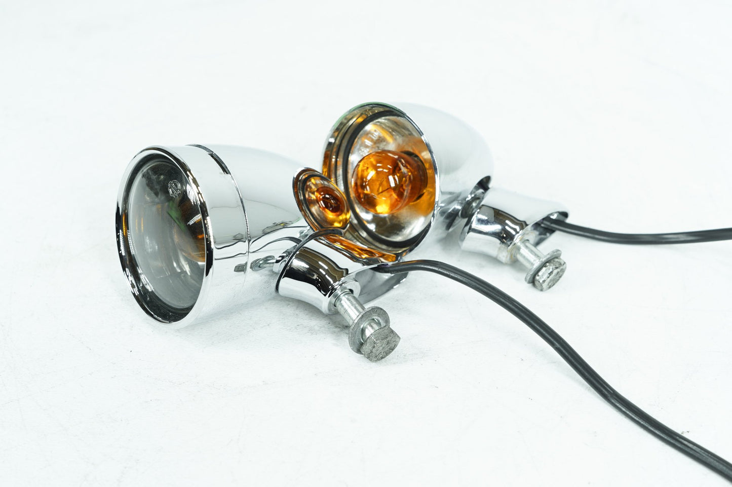 2007 - 2011 Harley-Davidson Dyna Fat Bob Front Left Right Turn Signal Indicators 68972-00