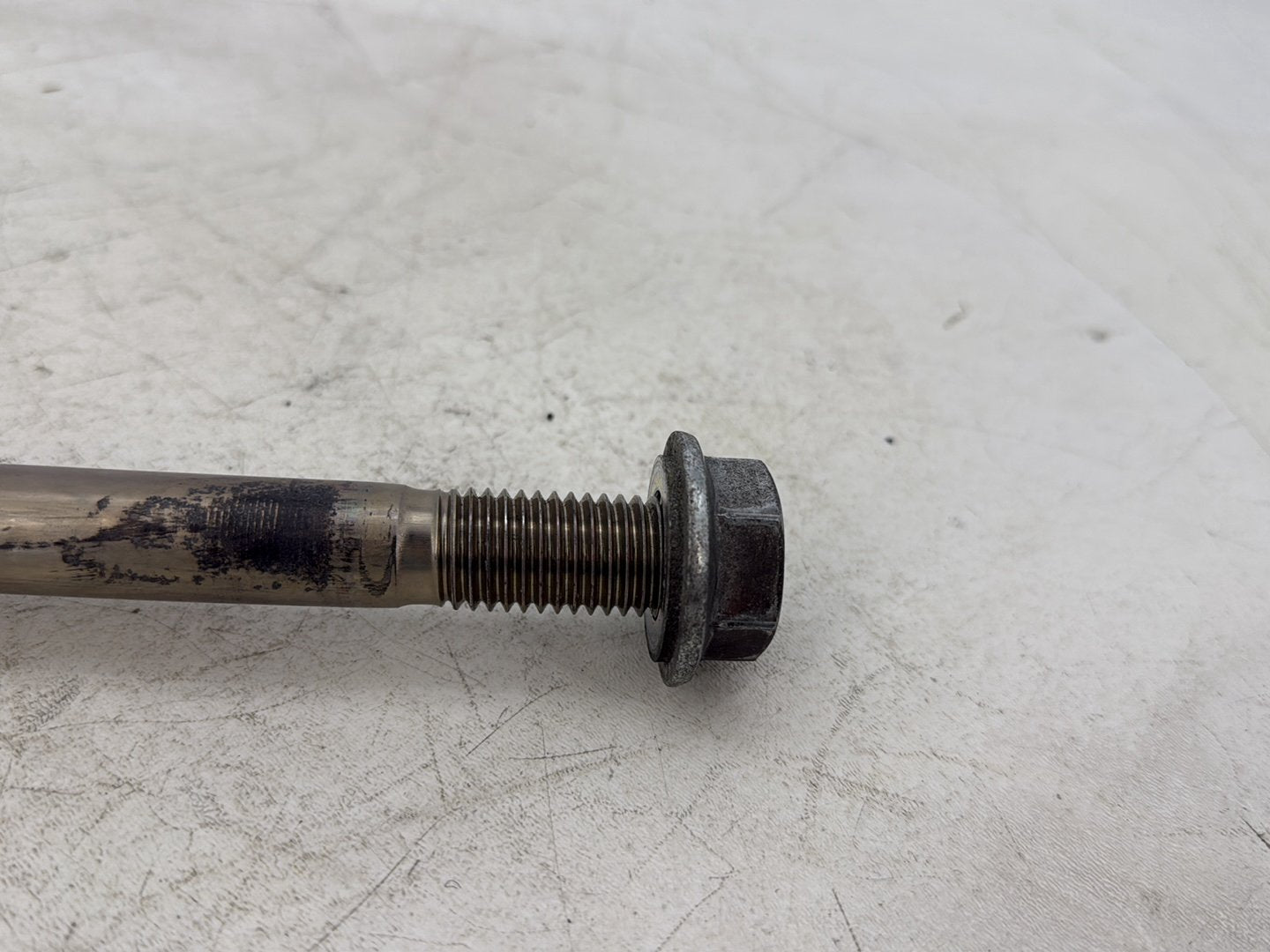 2015 Harley Dyna Low Rider FXDL OEM Rear Fork Swingarm Pivot Bolt Shaft