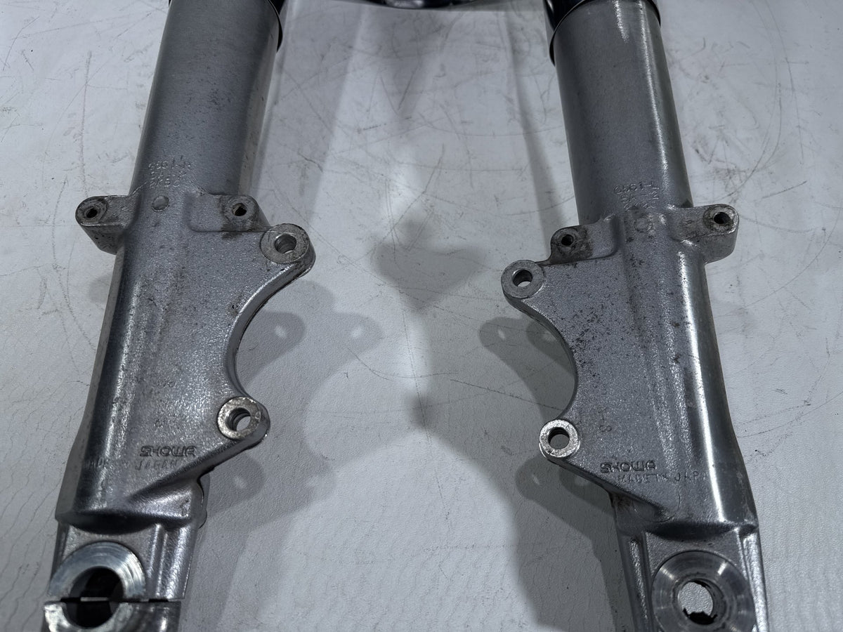 93 Harley Electra Touring Sport Front Triple Tree Set & LH RH Fork Legs Sliders
