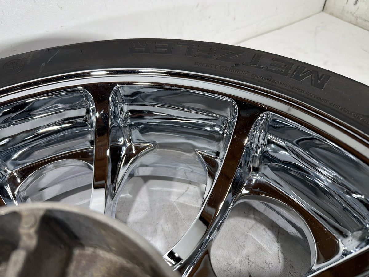 12 Harley Street Glide Touring FLHX OEM Rear Wheel Rim Tire 180/55B18 18" Chrome