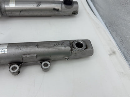 2009 Harley Sportster XL1200C 1200 Custom OEM Front Triple Tree Set & LH RH Fork Legs Sliders
