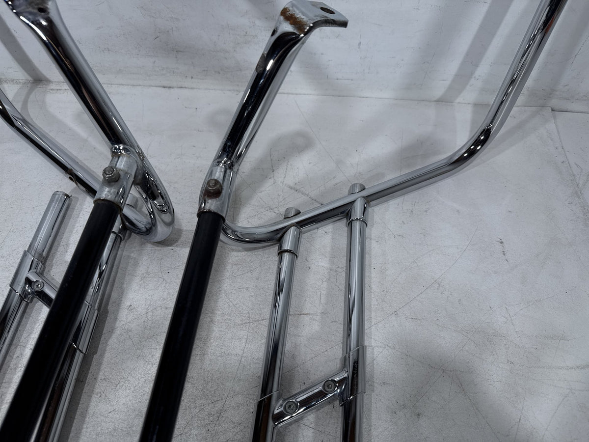 2009 Harley Electra Glide Touring OEM Rear Left Right Saddlebag Guard Rails Bar