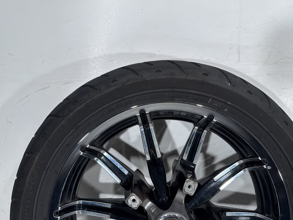 2014 Harley Electra Glide Touring OEM Front & Rear Wheel Rim Tire ABS 16" 17"
