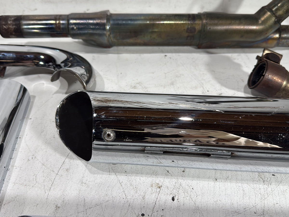 2009 Harley Road King Touring Police OEM Exhaust Header Pipes Muffler
