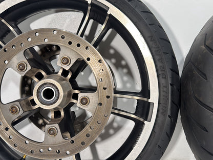 2017 Harley Road Glide Touring FLTRXS OEM Front & Rear Wheel Rim Tire