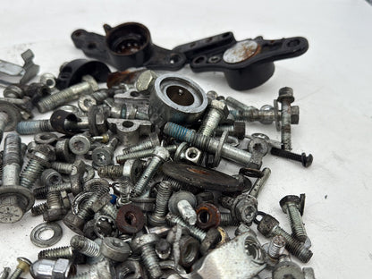 2007 - 2012 Harley-Davidson Touring Electra Glide Ultra Hardware Bolts Nuts & Brackets w/ Left Right Swingarm Fork Brackets