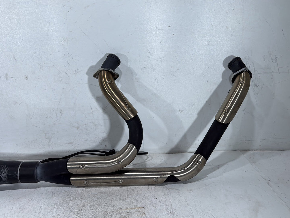 2011 Harley Road Glide Touring FLTRX Exhaust System Header Pipe TRASK 2 into 1